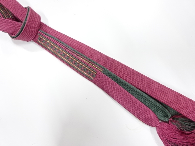 正絹　手組帯締め